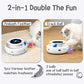 Orsda 2-in-1 Interactive Cat Toy – Smart LED Feather Spinner with Auto Timer & Dual Power | Best Electronic Cat Toy for Indoor Cats