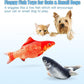 Floppy Fish Cat Toy – 2-Pack USB-Rechargeable Cat Kicker Toys with Catnip | Best Interactive Fish Toy for Cats That Move & Flop
