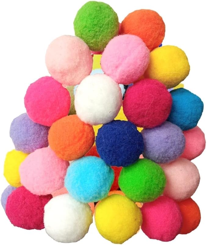 Cat Toy Launcher Gun – 30pc Pom Pom Ball Cat Toys with Soft Shooting Blaster | Best Cat Shooting Gun Toy for Indoor Cats & Kittens