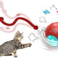 Rolling & Chirping Cat Toy – Motion Activated Ball That Zooms, Chirps & Dodges Furniture on Carpet, Rugs & Tile