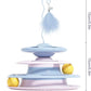 Cat Toy Ball Tower with Teasing Stick + Slow Feeder Bowl  — 3-in-1 Best Interactive Cat Toy for Indoor Cats & Kittens