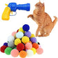 Cat Toy Launcher Gun – 30pc Pom Pom Ball Cat Toys with Soft Shooting Blaster | Best Cat Shooting Gun Toy for Indoor Cats & Kittens