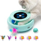 Orsda 2-in-1 Interactive Cat Toy – Smart LED Feather Spinner with Auto Timer & Dual Power | Best Electronic Cat Toy for Indoor Cats