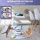 Cat Toy Ball Tower with Teasing Stick + Slow Feeder Bowl  — 3-in-1 Best Interactive Cat Toy for Indoor Cats & Kittens