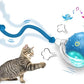 Rolling & Chirping Cat Toy – Motion Activated Ball That Zooms, Chirps & Dodges Furniture on Carpet, Rugs & Tile
