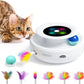Orsda 2-in-1 Interactive Cat Toy – Smart LED Feather Spinner with Auto Timer & Dual Power | Best Electronic Cat Toy for Indoor Cats