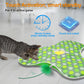 Automatic Feather Cat Toy – Touch-Activated USB Cat Toy with 3 Play Modes & Extra Feather Wand | Best Interactive Cat Toy for Indoor Cats