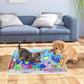Water Sensory Playmat for Cats – Floating Fish + Cooling Surface | Best Outdoor Cooling Mat for Curious & Active Cats