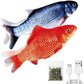 Floppy Fish Cat Toy – 2-Pack USB-Rechargeable Cat Kicker Toys with Catnip | Best Interactive Fish Toy for Cats That Move & Flop