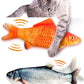 Floppy Fish Cat Toy – 2-Pack USB-Rechargeable Cat Kicker Toys with Catnip | Best Interactive Fish Toy for Cats That Move & Flop