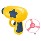 Flying Propeller Gun Cat Toy – 30ft Zoom-Chase Launcher with 16 Disks & 4 Guns | Best Interactive Cat Toy for Indoor Cats