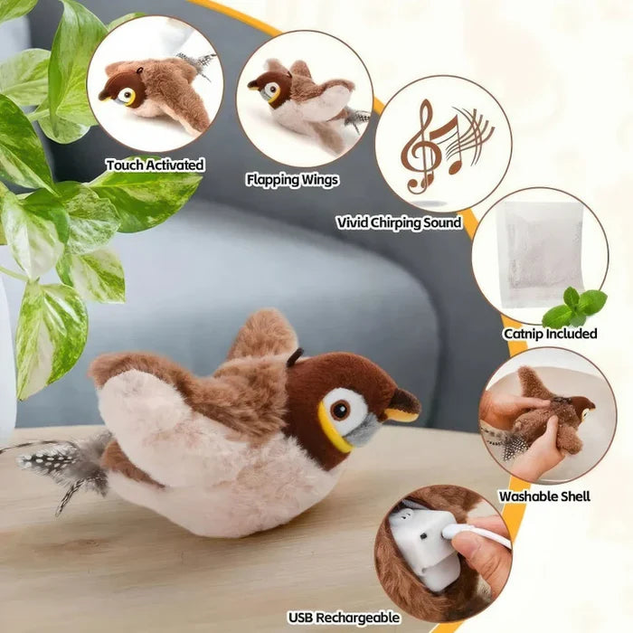 MUST-HAVE Flying Bird Cat Toy - The Ultimate Cure for Your Cat’s "I’m Bored" Look!!😺