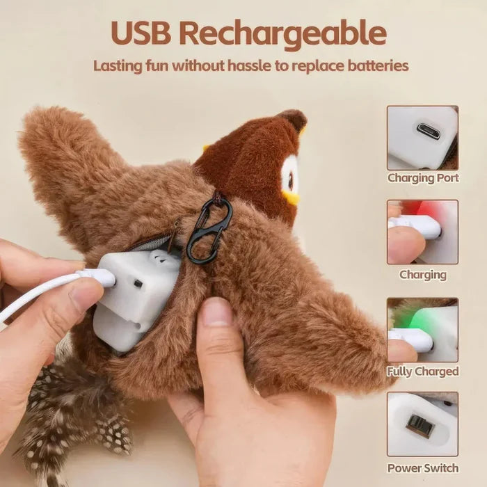 MUST-HAVE Flying Bird Cat Toy - The Ultimate Cure for Your Cat’s "I’m Bored" Look!!😺
